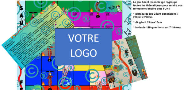 Jeu Incendie avec évacuation - Sauve qui feu ! Personnalisable
