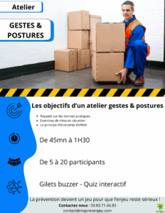 Atelier GESTES et POSTURES