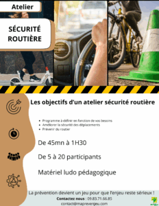 Atelier sécurité routière