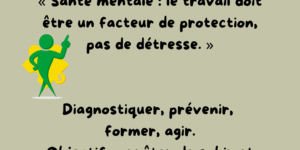 Santé mentale au travail
